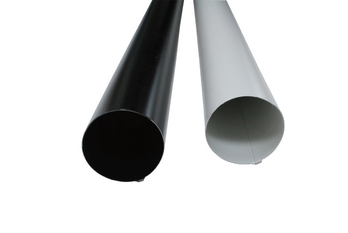 Stuprör 90 x 4000 mm Svart